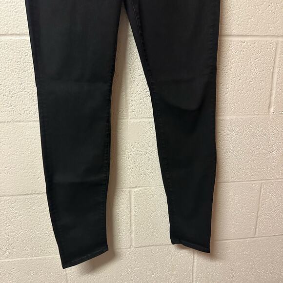Mother Denim Black The Looker Not Guilty Black Skinny Jeans Size 32 Stretch - Picture 7 of 14